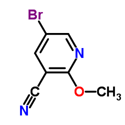 5-Bromo-2-methoxynicotinonitrile structure