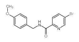 5-Bromo-N-(4-methoxybenzyl)picolinamide Structure