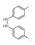 Hydrazine,1,2-bis(4-chlorophenyl)- Structure