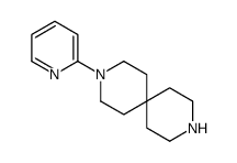 3-吡啶-3,9-二氮杂螺[5.5]癸烷结构式