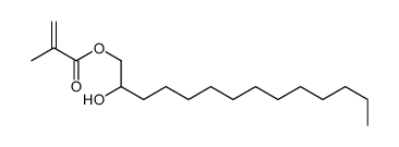 2-hydroxytetradecyl 2-methylprop-2-enoate结构式