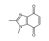 (9ci)-1,2-二甲基-1H-苯并咪唑-4,7-二酮结构式