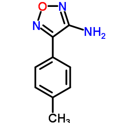 4-(4-Methylphenyl)-1,2,5-oxadiazol-3-amine结构式