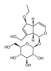 6-O-ethyl-aucubin Structure