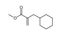 2-Cyclohexylmethyl-acrylic acid methyl ester Structure