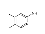 4,5-dimethyl-2-(methylamino)pyridine结构式