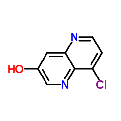 8-Chloro-1,5-naphthyridin-3-ol结构式