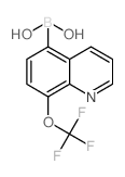 8-三氟甲氧基喹啉-5-硼酸结构式