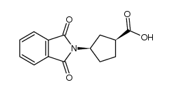 cis-3-phthalimidocyclopentane-1-carboxylic acid Structure