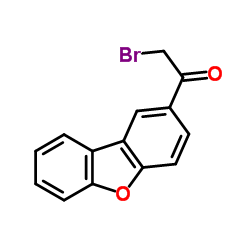 2-bromo-1-dibenzo[b,d]furan-2-ylethanone Structure