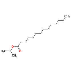 Isopropyl myristate structure