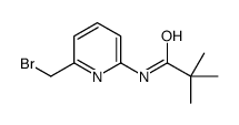 N-[6-(bromomethyl)pyridin-2-yl]-2,2-dimethylpropanamide Structure