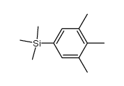trimethyl(3,4,5-trimethylphenyl)silane结构式