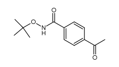 tert-butyl-4-acetylbenzohydroxamate结构式