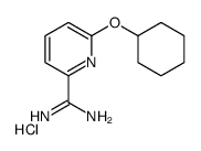 6-(环己氧基)吡啶甲酰胺盐酸盐结构式