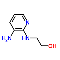 2-[(3-氨基-2-吡啶基)氨基]乙醇结构式