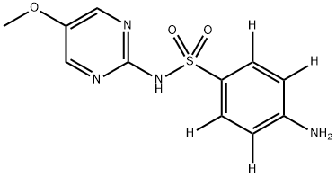 磺胺-5- 甲氧嘧啶-D4结构式