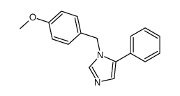 1-(4-甲氧基苄基)-5-苯基-1H-咪唑结构式
