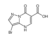3-Bromo-7-oxo-4,7-dihydropyrazolo[1,5-a]pyrimidine-6-carboxylic a cid Structure