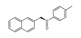 (S)-2-naphthylmethyl p-tolyl sulfoxide结构式