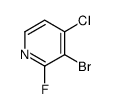 3-溴-4-氯-2-氟吡啶结构式