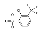 2-chloro-3-(trifluoromethyl)benzenesulfonyl chloride Structure