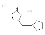 1-(3-Pyrrolidinylmethyl)pyrrolidine dihydrochloride Structure