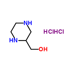 Piperazin-2-ylmethanol dihydrochloride Structure