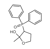 (2-hydroxy-2-methyltetrahydrofuran-3-yl)diphenylphosphine oxide Structure