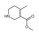 methyl 4-methyl-1,2,3,6-tetrahydropyridine-5-carboxylate结构式