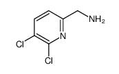 (5,6-二氯吡啶-2-基)甲胺结构式