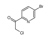 1-(5-Bromo-2-pyridinyl)-2-chloroethanone Structure