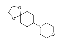 4-(1,4-dioxaspiro[4.5]decan-8-yl)morpholine Structure
