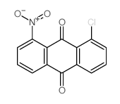 9,10-Anthracenedione,1-chloro-8-nitro-结构式