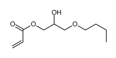 3-butoxy-2-hydroxypropyl acrylate structure
