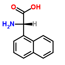 (2S)-Amino(1-naphthyl)acetic acid Structure