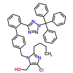 N-Trityl Losartan(洛沙坦杂质H)结构式