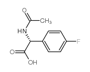 乙酰氨基-对氟苯基-乙酸结构式