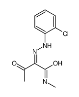 (2E)-2-[(2-chlorophenyl)hydrazinylidene]-N-methyl-3-oxobutanamide Structure