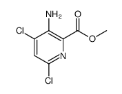 methyl3-amino-4,6-dichloropicolinate Structure