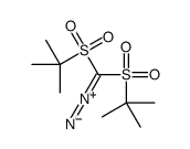 双(叔-丁基黄酰基)重氮甲烷结构式