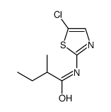Butyramide,N-(5-chloro-2-thiazolyl)-2-methyl- (8CI) structure