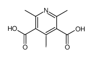 2,4,6-trimethyl-pyridine-3,5-dicarboxylic acid Structure