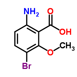 6-Amino-3-bromo-2-methoxybenzoic acid Structure