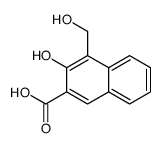 3-hydroxy-4-(hydroxymethyl)naphthalene-2-carboxylic acid结构式