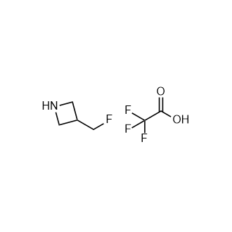3-(氟甲基)氮杂环丁烷三氟乙酸盐结构式