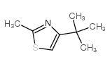 4-叔-丁基-2-甲基噻唑结构式