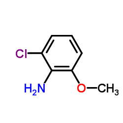 2-氯-6-甲氧基苯胺结构式