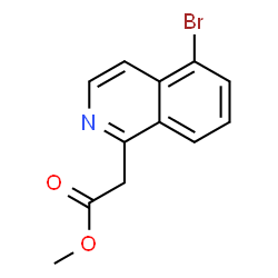Methyl 5-Bromoisoquinoline-1-acetate Structure