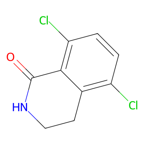 5,8-dichloro-3,4-dihydroisoquinolin-1(2H)-one结构式
